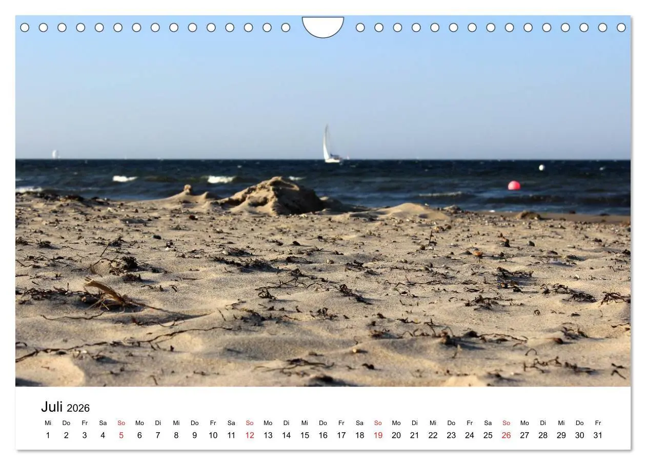 Bild: 9783516086744 | Ostseeküste 2026 (Wandkalender 2026 DIN A4 quer), CALVENDO...