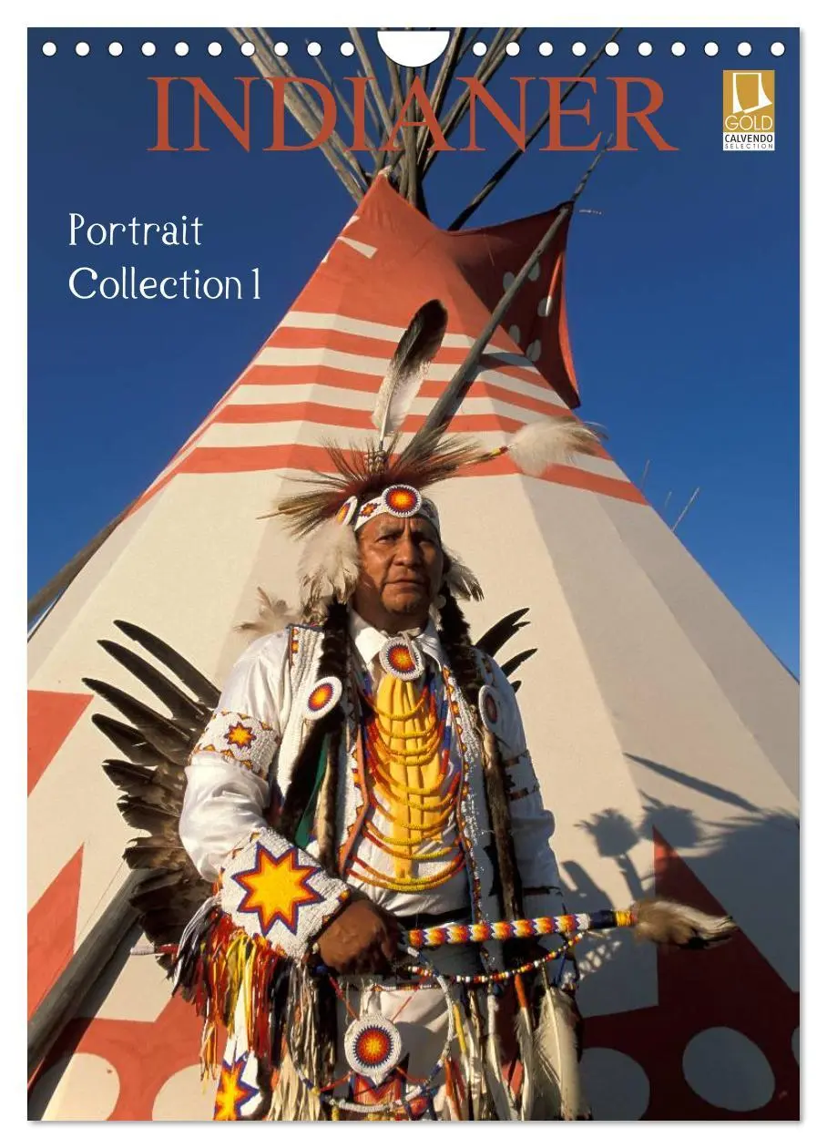 Cover: 9783516466744 | Indianer, Portrait Collection 1 (Wandkalender 2026 DIN A4 hoch),...
