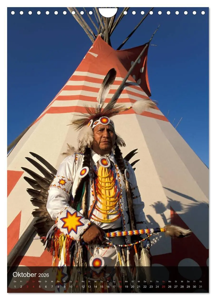 Bild: 9783516466744 | Indianer, Portrait Collection 1 (Wandkalender 2026 DIN A4 hoch),...