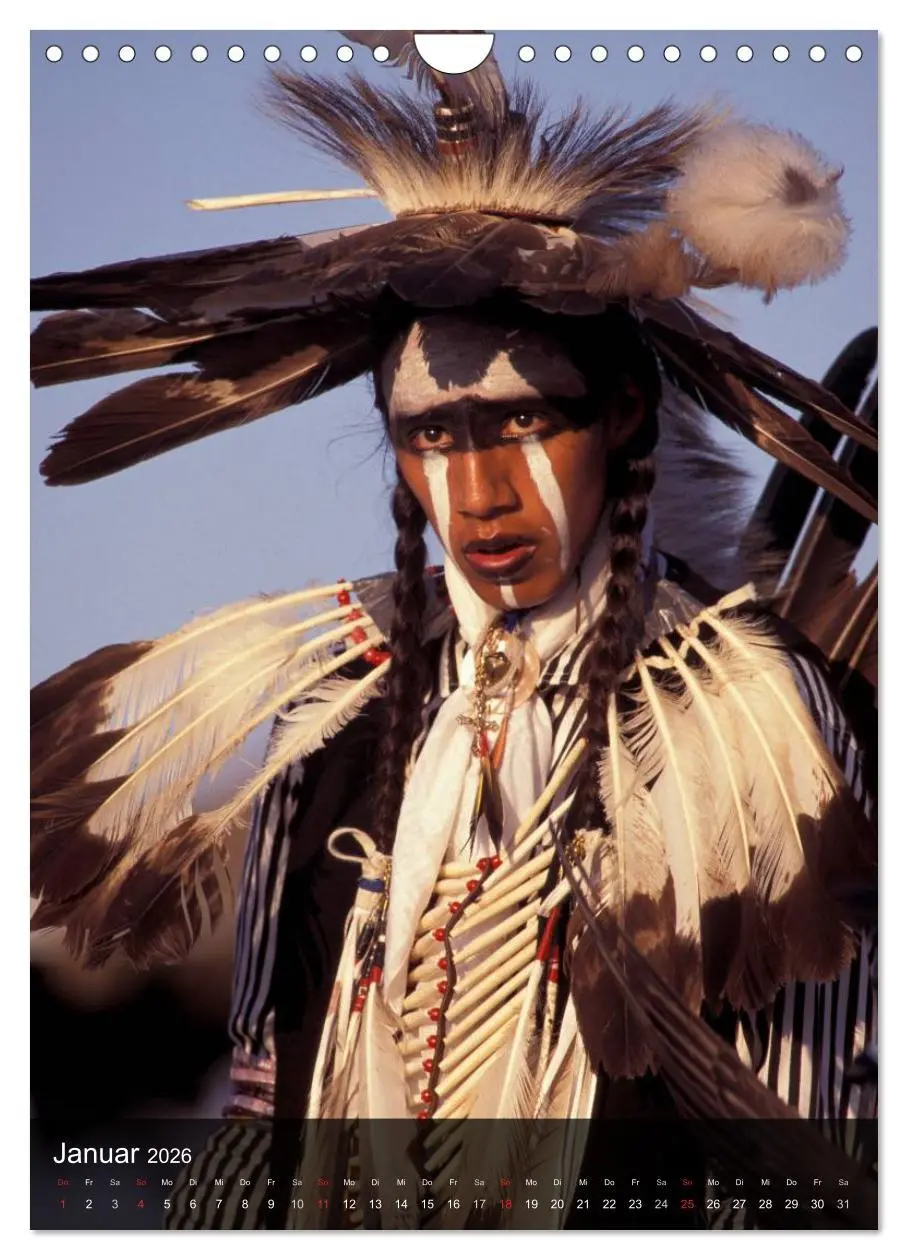 Bild: 9783516466744 | Indianer, Portrait Collection 1 (Wandkalender 2026 DIN A4 hoch),...