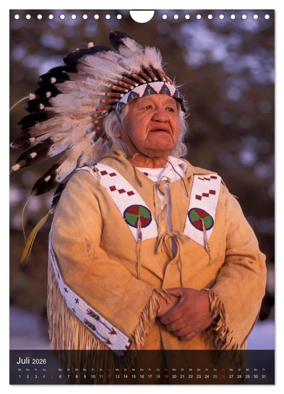 Bild: 9783516466744 | Indianer, Portrait Collection 1 (Wandkalender 2026 DIN A4 hoch),...