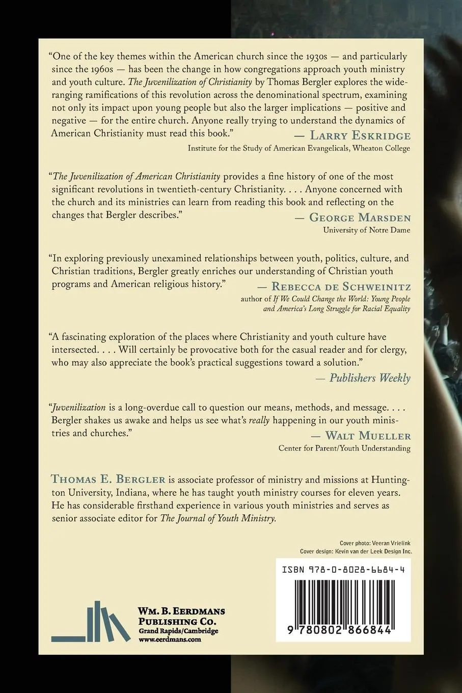 Rückseite: 9780802866844 | Juvenilization of American Christianity | Thomas Bergler | Taschenbuch