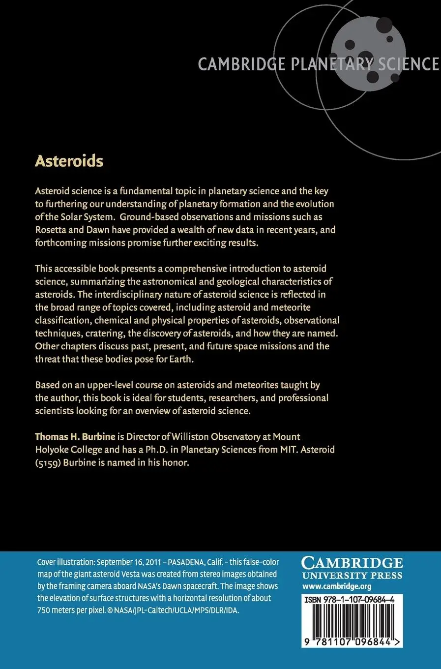 Rückseite: 9781107096844 | Asteroids | Thomas H. Burbine | Buch | Englisch | 2016