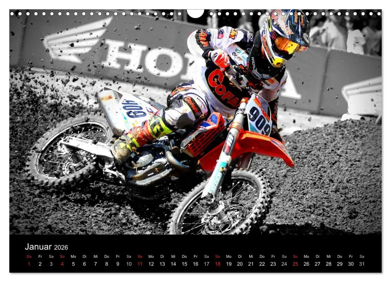 Bild: 9783457986844 | Motocross Kalender - Emotionen auf 2 Rädern (Wandkalender 2026 DIN...