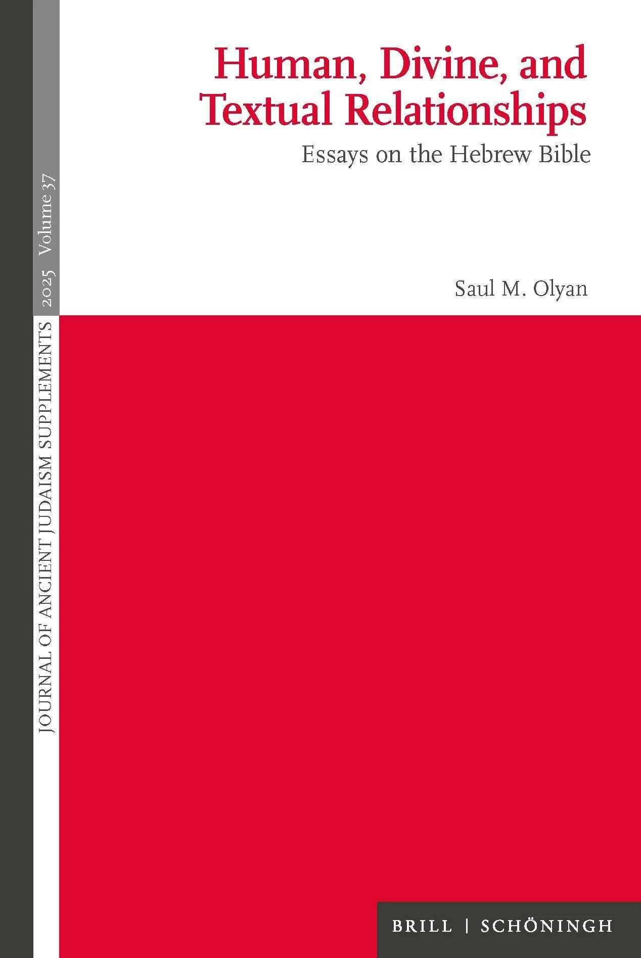 Cover: 9783506796844 | Human, Divine, and Textual Relationships | Essays on the Hebrew Bible