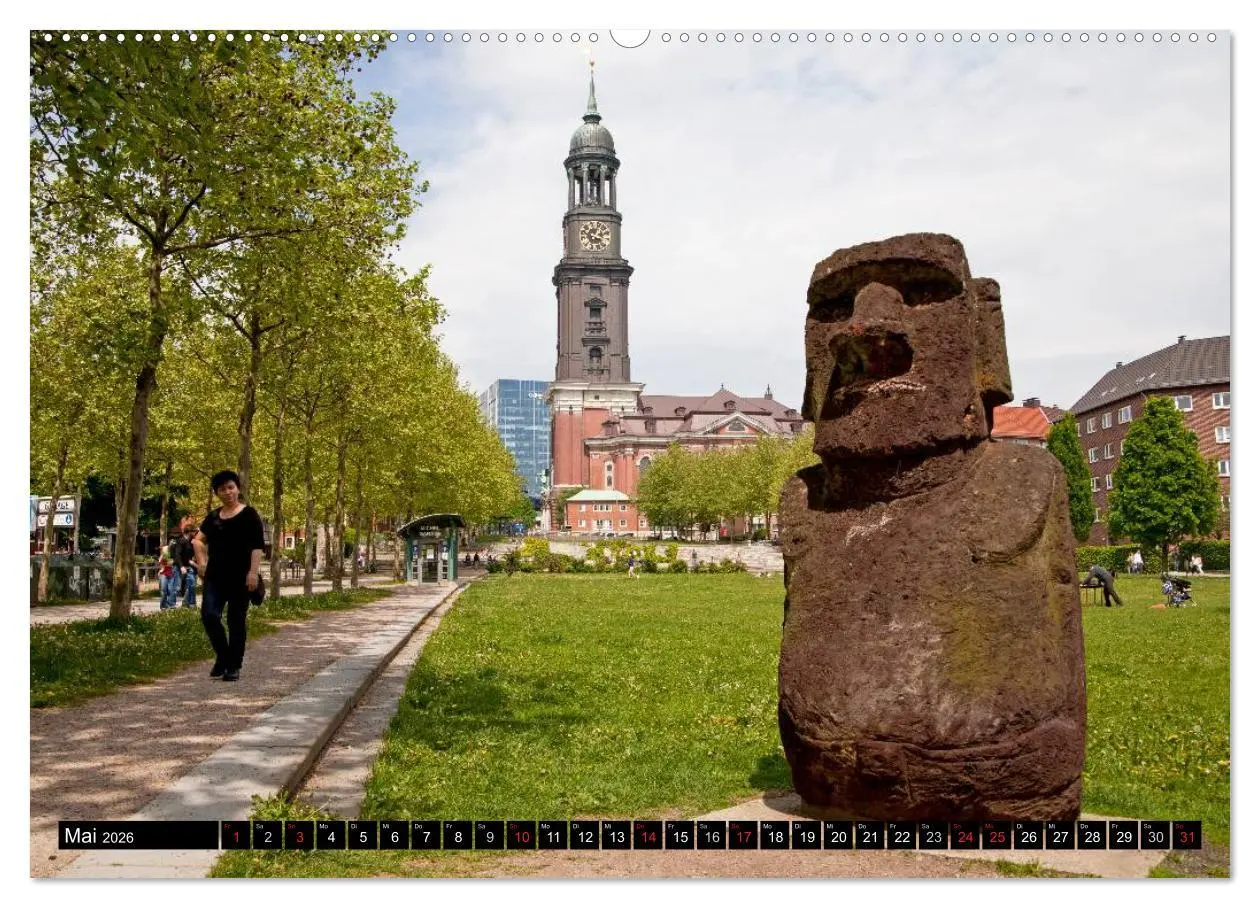 Bild: 9783516146844 | Hansestadt Hamburg (Wandkalender 2026 DIN A2 quer), CALVENDO...