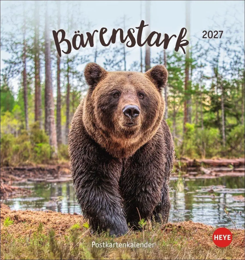 Cover: 9783756416844 | Bärenstark Postkartenkalender 2027 | Kalender | 13 S. | Deutsch | 2027