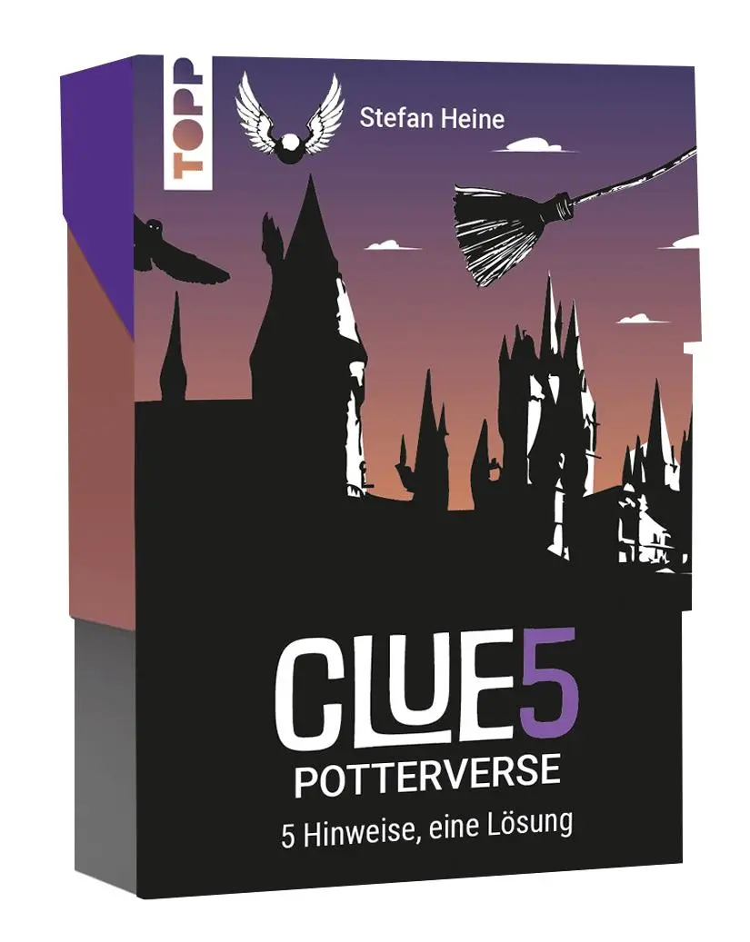 Cover: 4007742186944 | CLUE5 #Potterverse. 5 Hinweise, nur eine Lösung. Das Trend-Quiz für...