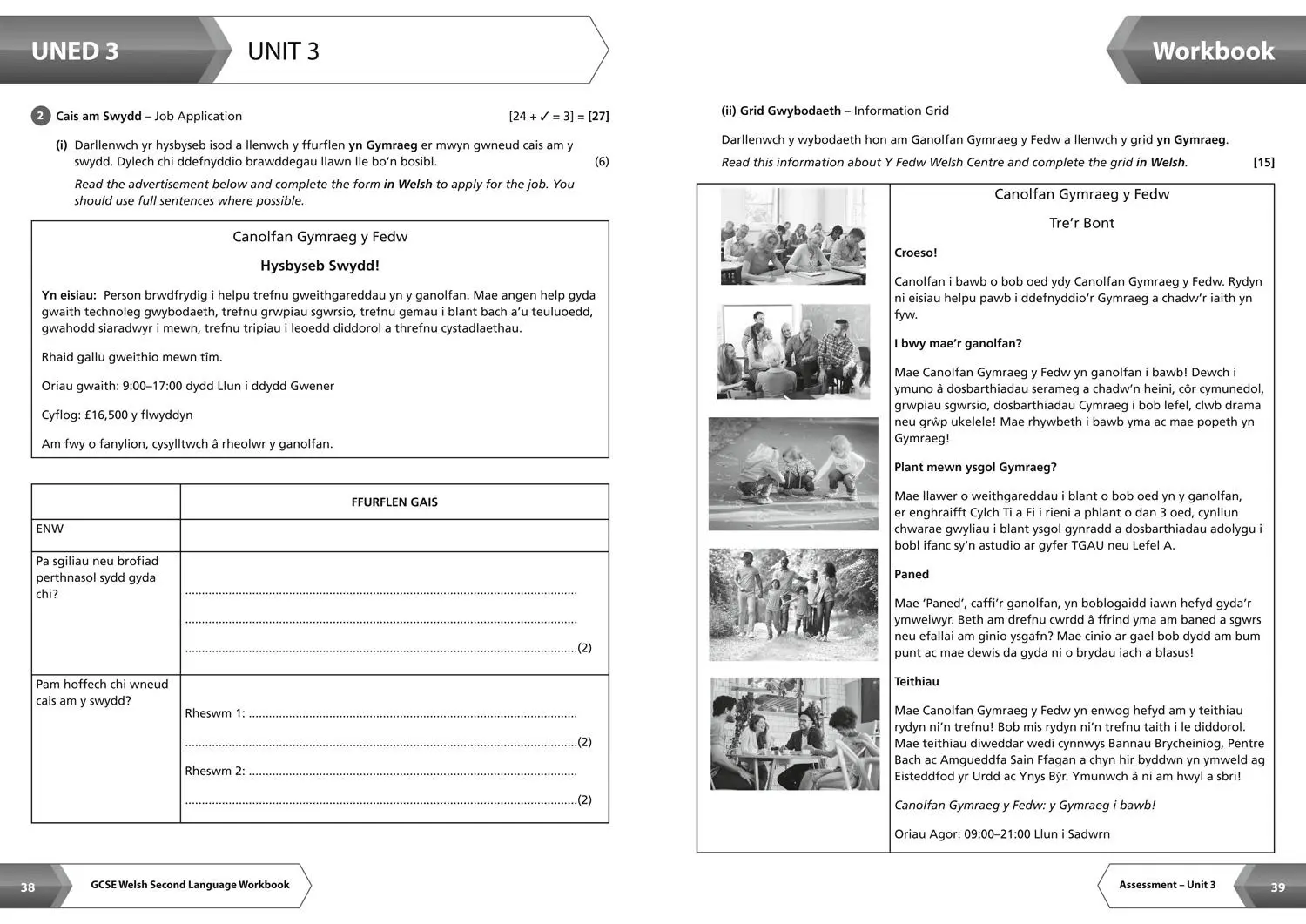 Bild: 9780008326944 | WJEC GCSE Welsh as a Second Language Workbook | Collins Gcse | Buch