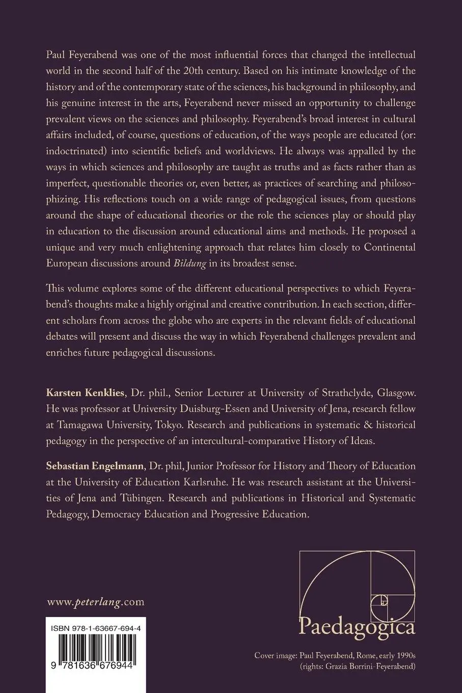 Rückseite: 9781636676944 | Education for a Free Society | Karsten Kenklies (u. a.) | Taschenbuch