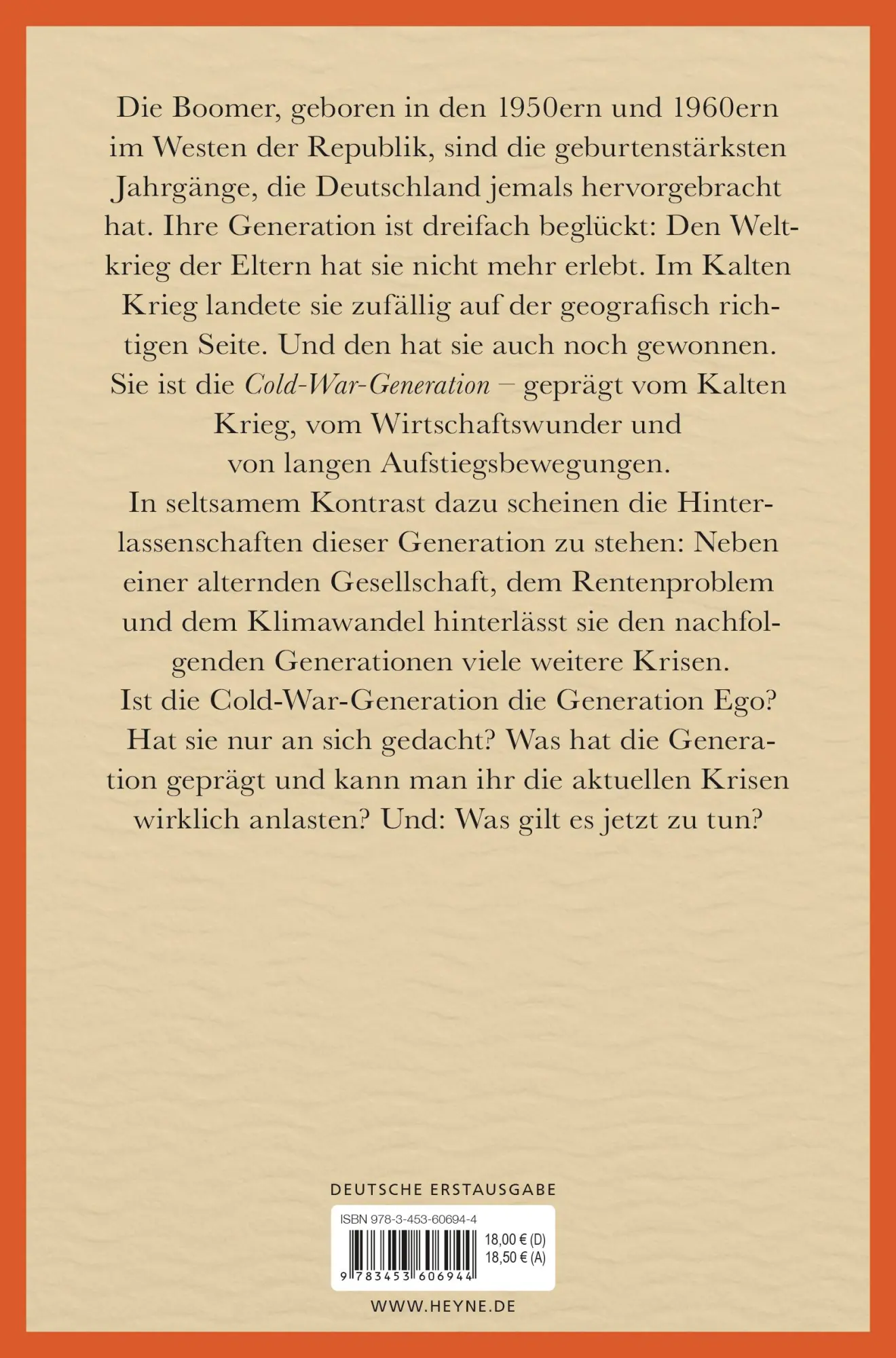 Bild: 9783453606944 | Generation Ego | Nach uns die Sintflut? | Georg Vielmetter | Buch