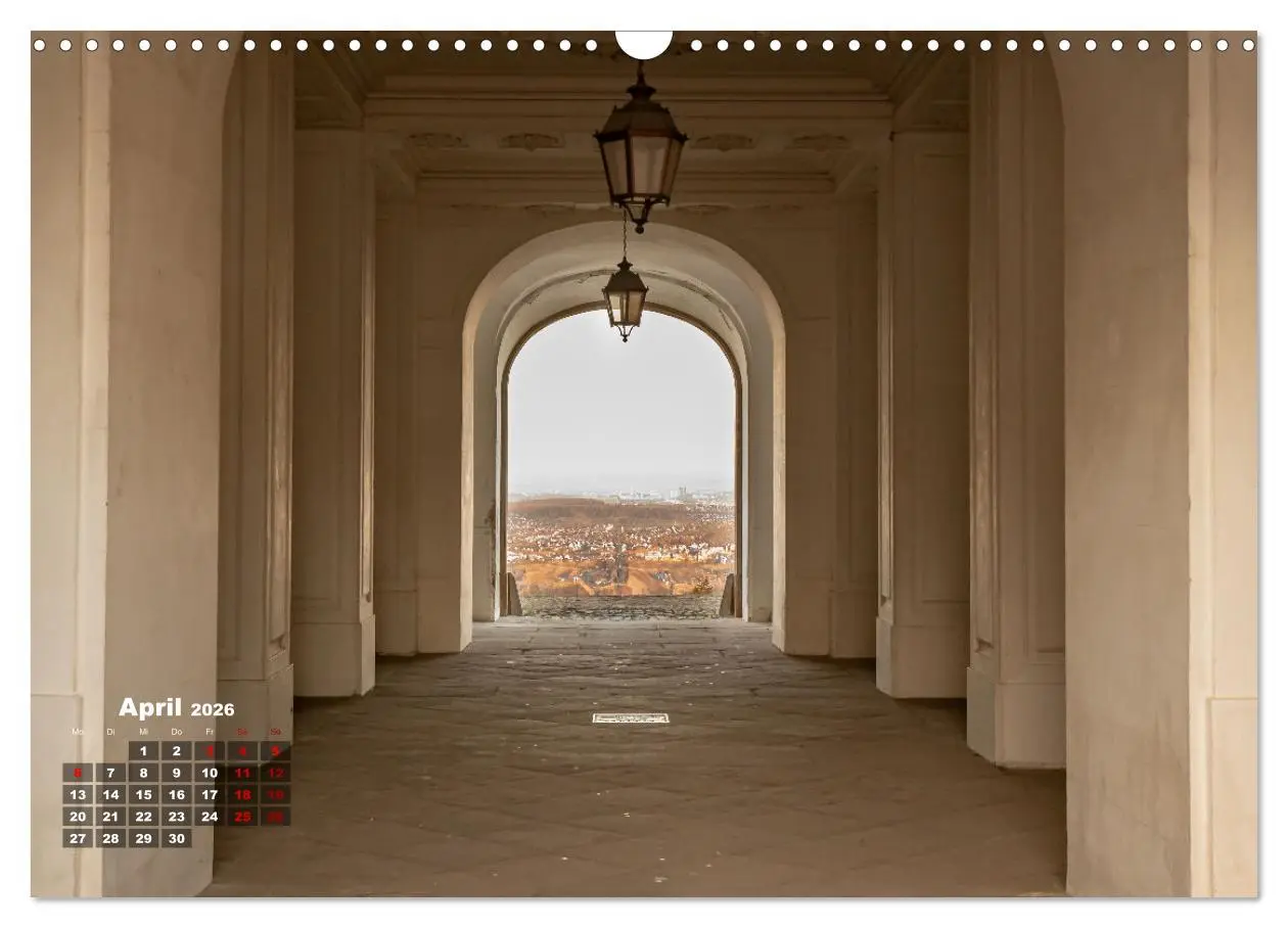 Bild: 9783457286944 | Schloss Solitude bei Tag und bei Nacht (Wandkalender 2026 DIN A3...