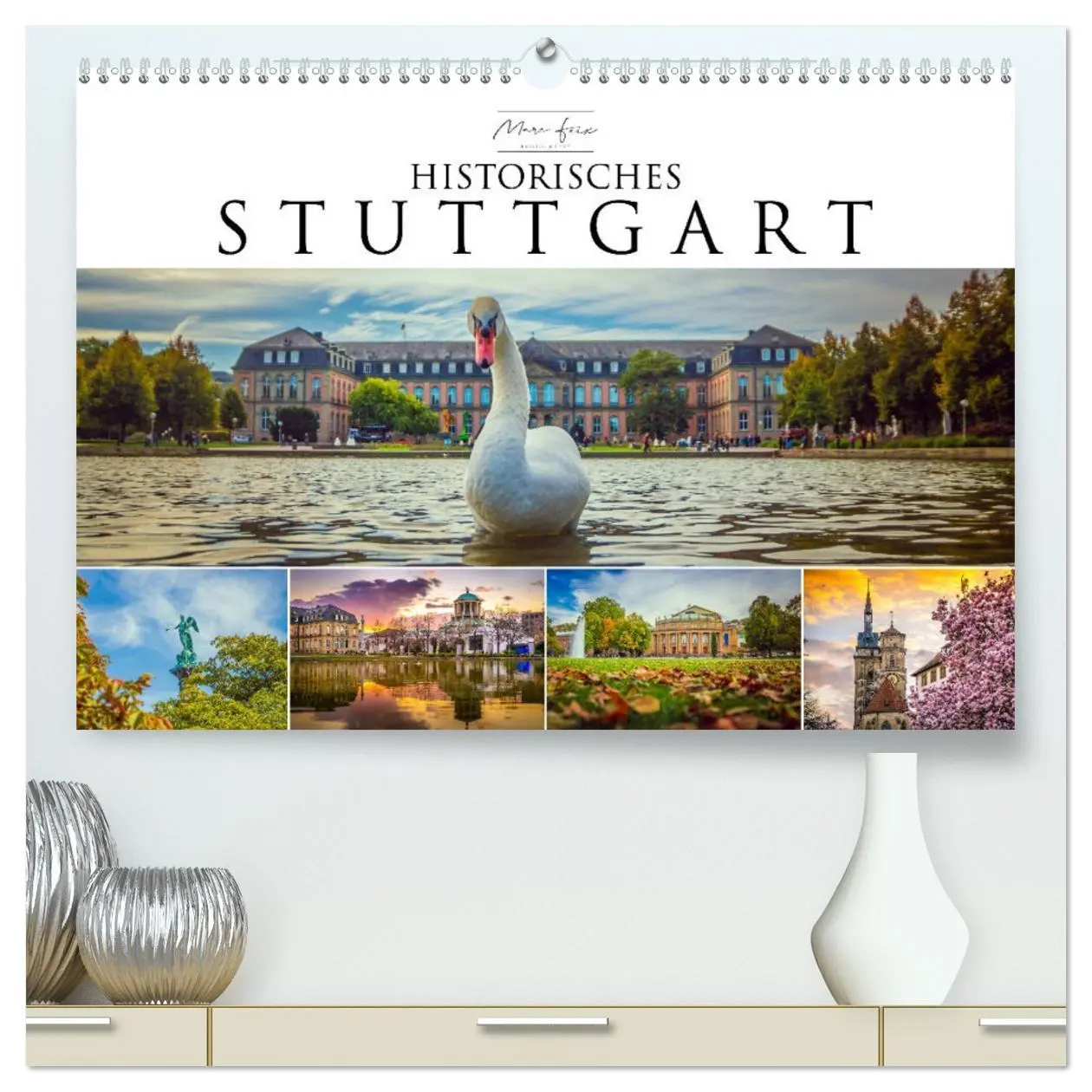 Cover: 9783457666944 | Historisches Stuttgart 2026 (hochwertiger Premium Wandkalender 2026...