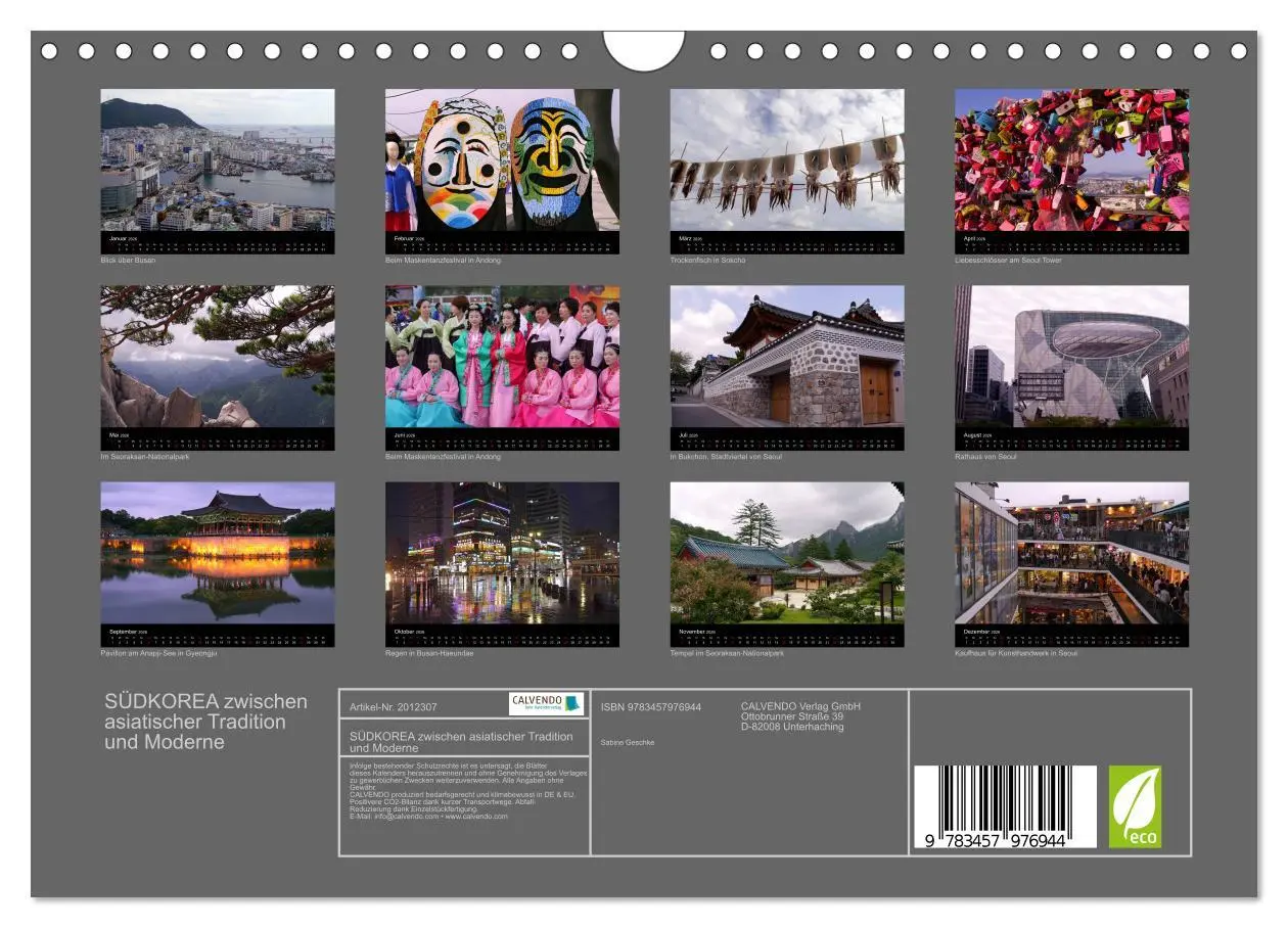 Bild: 9783457976944 | SÜDKOREA zwischen asiatischer Tradition und Moderne (Wandkalender...