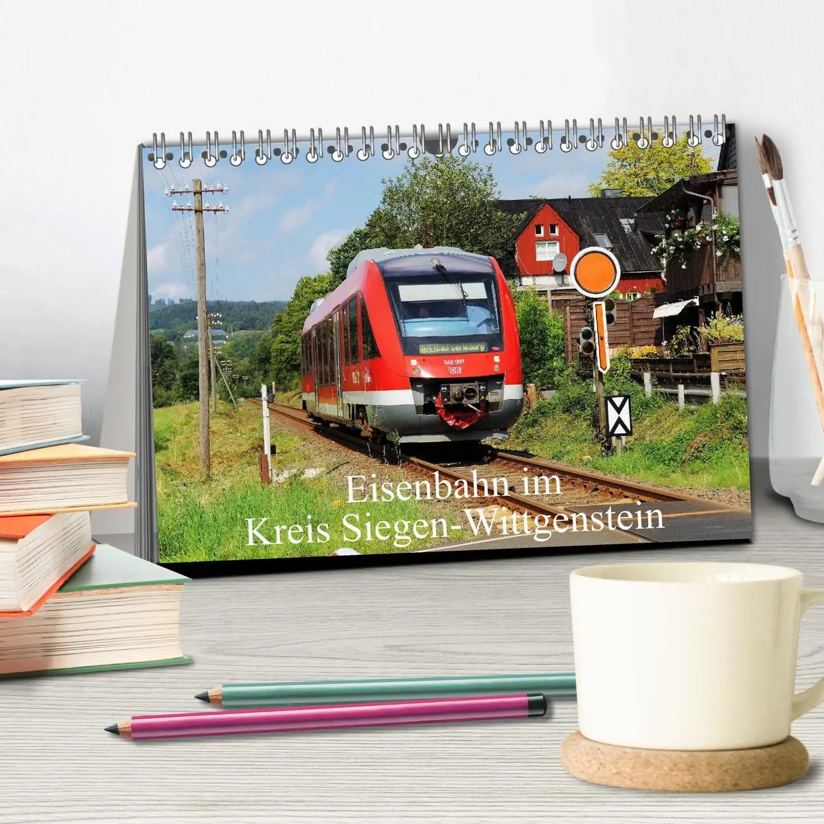 Bild: 9783516066944 | Eisenbahn im Kreis Siegen-Wittgenstein (Tischkalender 2026 DIN A5...