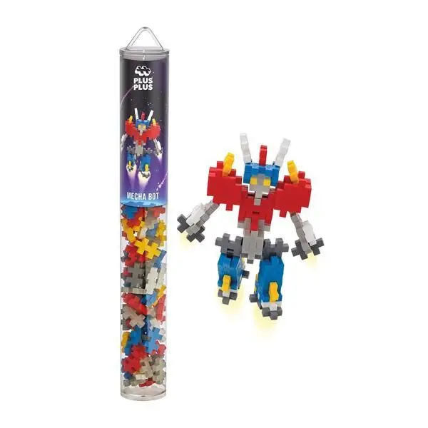 Cover: 5710409107044 | Plus-Plus 100 Tube Kreativ Bausteine Mecha Roboter | 9604270 | 2024