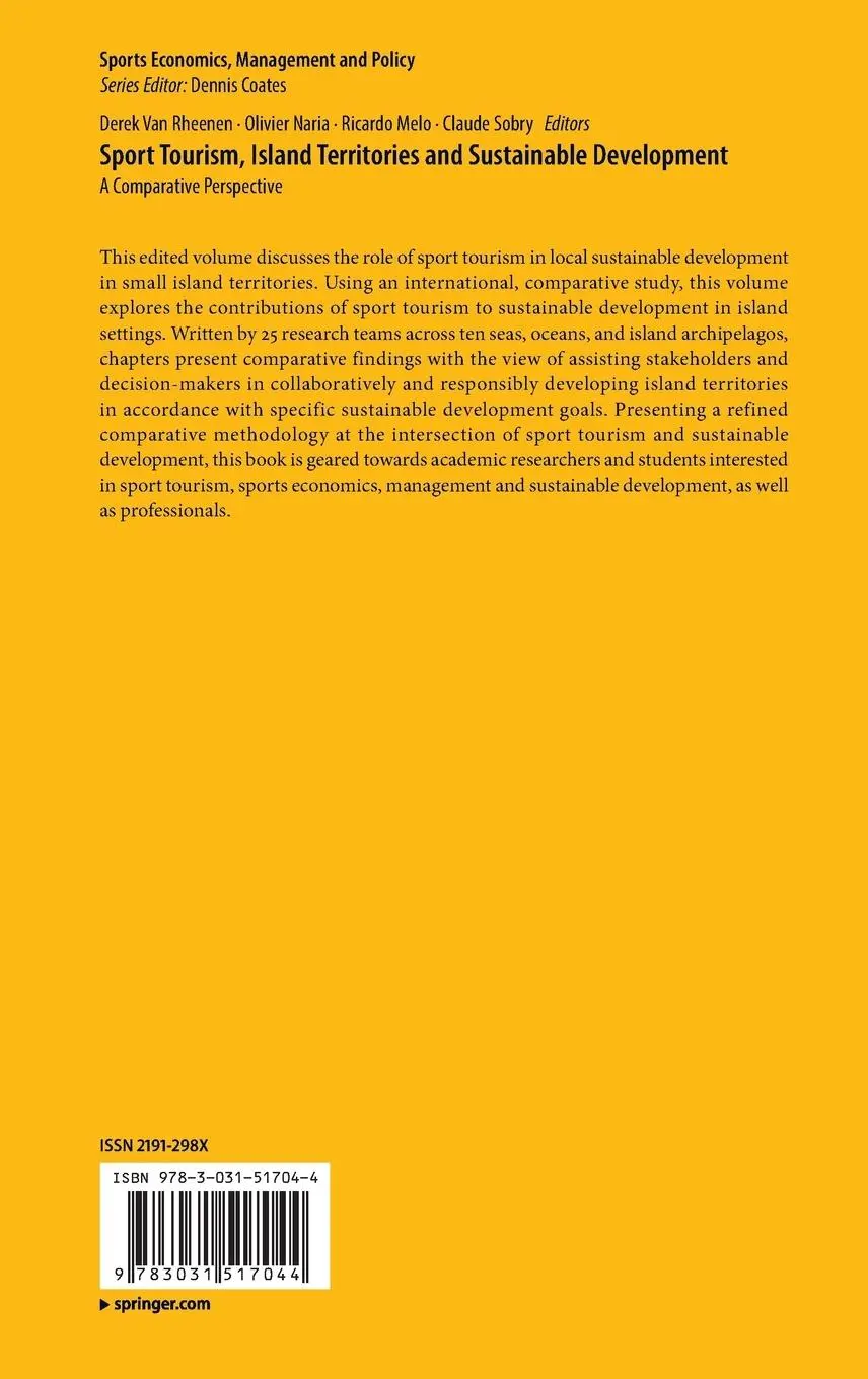 Rückseite: 9783031517044 | Sport Tourism, Island Territories and Sustainable Development | Buch