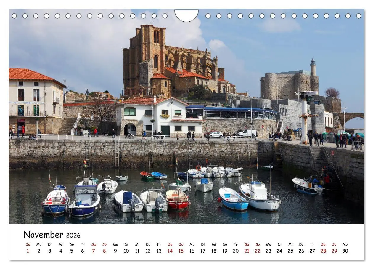 Bild: 9783457867044 | Nordspanien (Wandkalender 2026 DIN A4 quer), CALVENDO Monatskalender