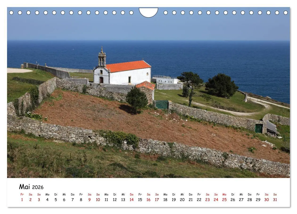 Bild: 9783457867044 | Nordspanien (Wandkalender 2026 DIN A4 quer), CALVENDO Monatskalender