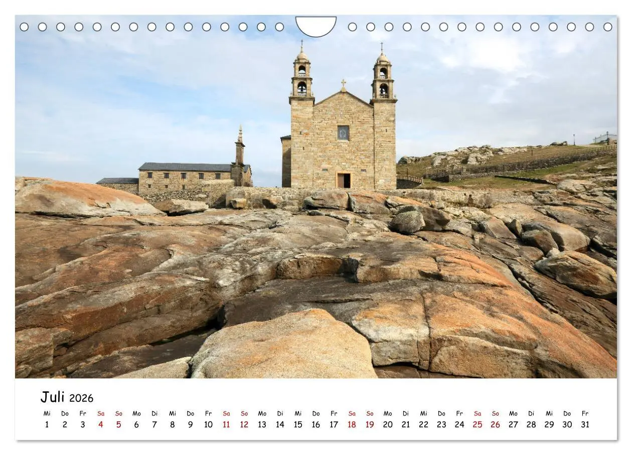 Bild: 9783457867044 | Nordspanien (Wandkalender 2026 DIN A4 quer), CALVENDO Monatskalender