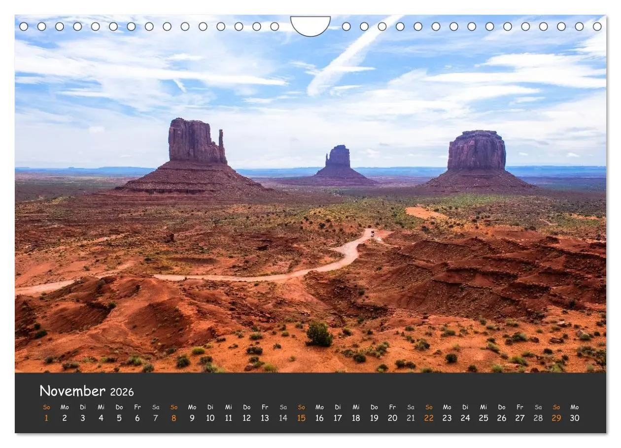 Bild: 9783516027044 | Die Canyons der USA (Wandkalender 2026 DIN A4 quer), CALVENDO...