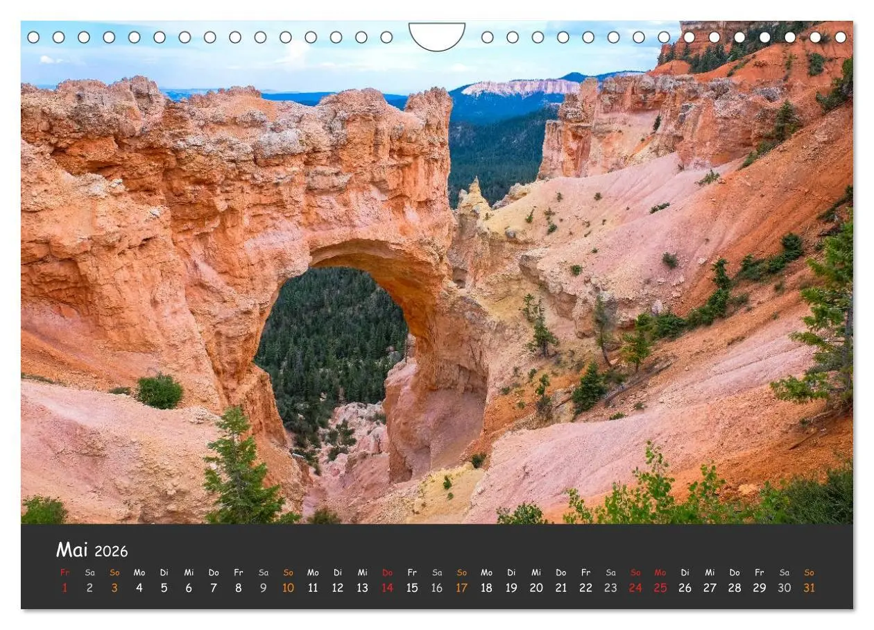 Bild: 9783516027044 | Die Canyons der USA (Wandkalender 2026 DIN A4 quer), CALVENDO...