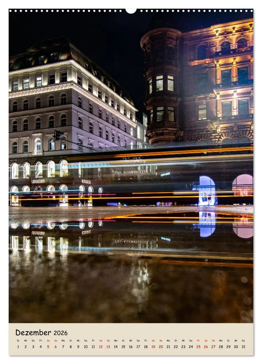 Bild: 9783516337044 | Hamburg Spiegelungen 2026 (hochwertiger Premium Wandkalender 2026...