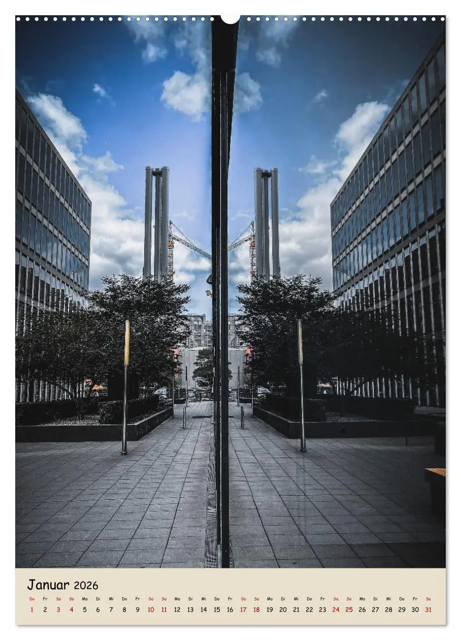 Bild: 9783516337044 | Hamburg Spiegelungen 2026 (hochwertiger Premium Wandkalender 2026...