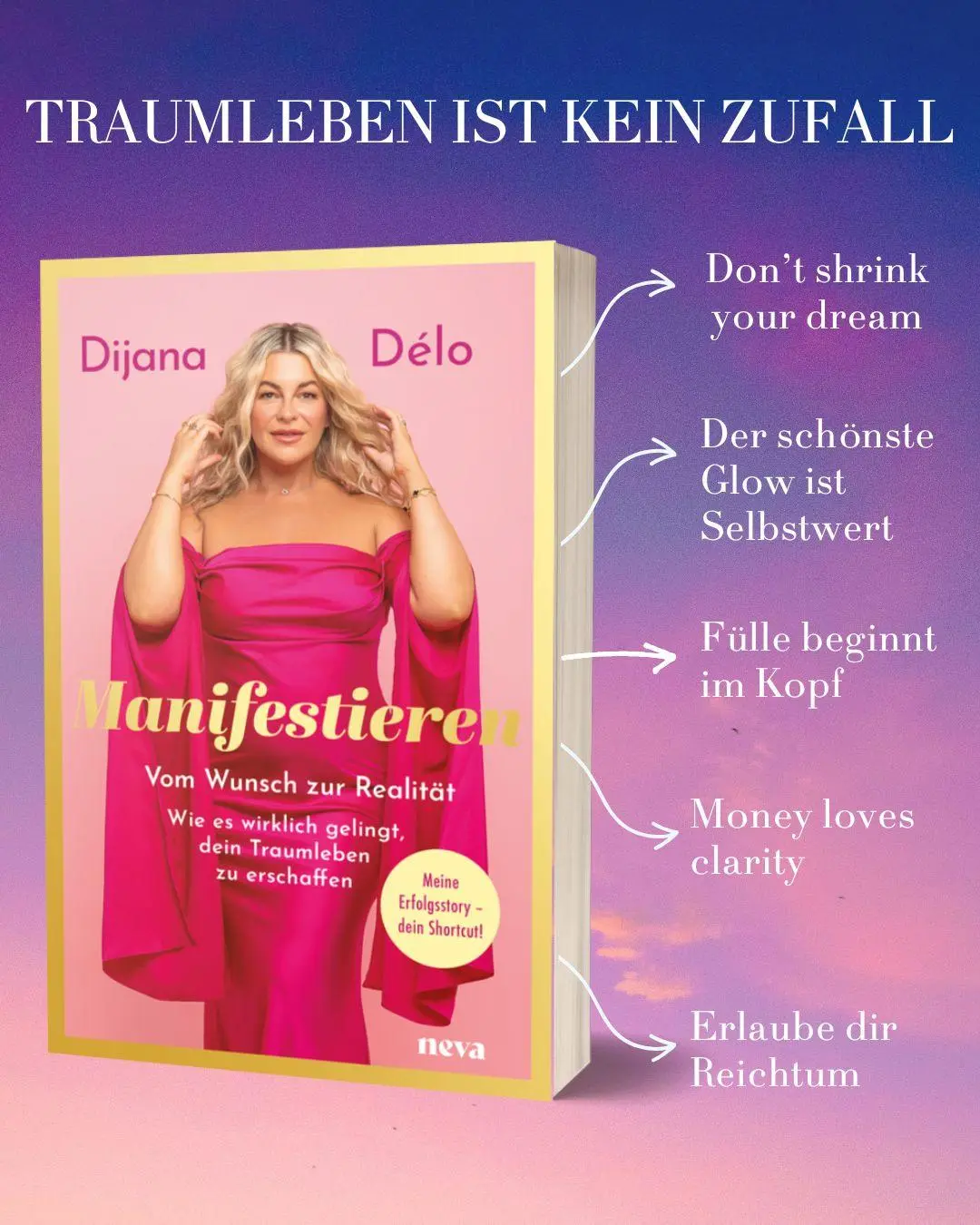 Bild: 9783903597044 | Manifestieren - BESTSELLER BÖRSENBLATT 2025 | Dijana Délo | Buch