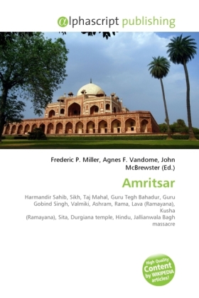 Amritsar | Frederic P. Miller (u. a.) | Taschenbuch | Englisch | Alphascript Publishing | EAN 9786130697044 - Miller, Frederic P.