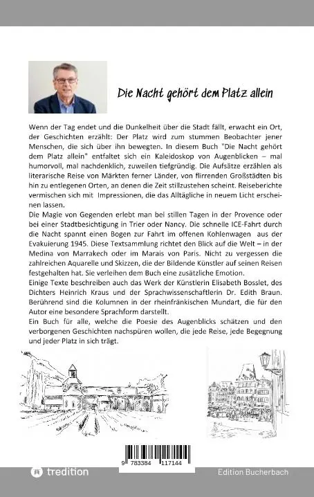 Rückseite: 9783384117144 | Die Nacht gehört dem Platz allein | Essays, Skizzen, Kolumnen | Fox