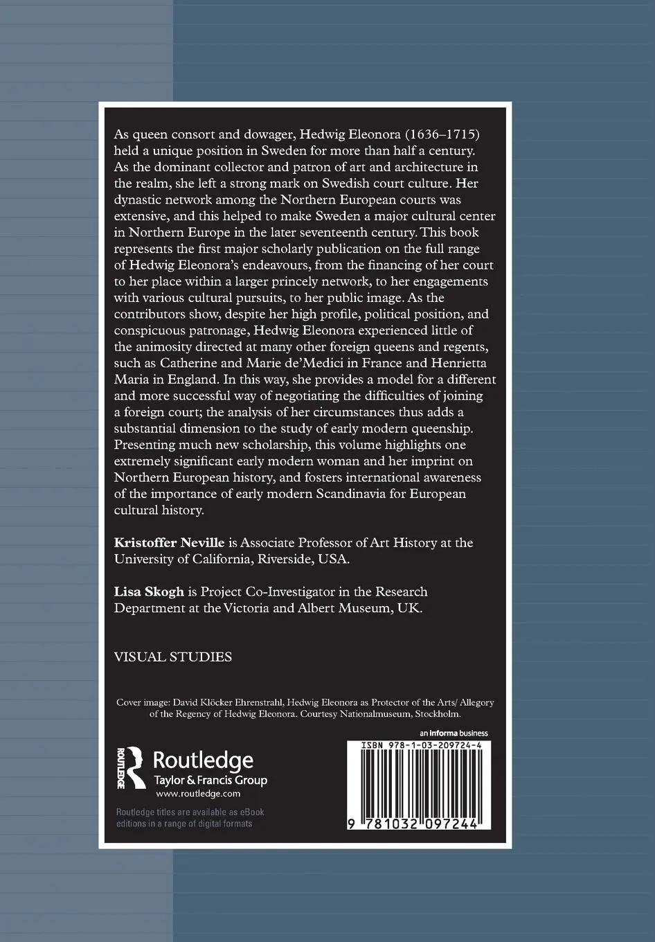 Rückseite: 9781032097244 | Queen Hedwig Eleonora and the Arts | Kristoffer Neville (u. a.) | Buch