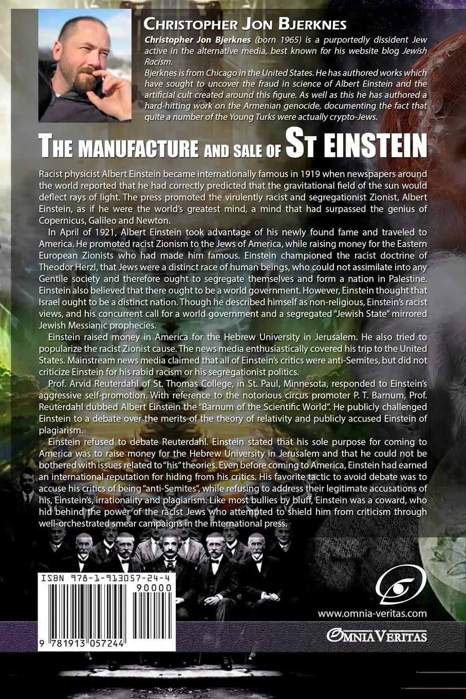 Rückseite: 9781913057244 | The manufacture and sale of St Einstein - I | Christopher Jon Bjerknes