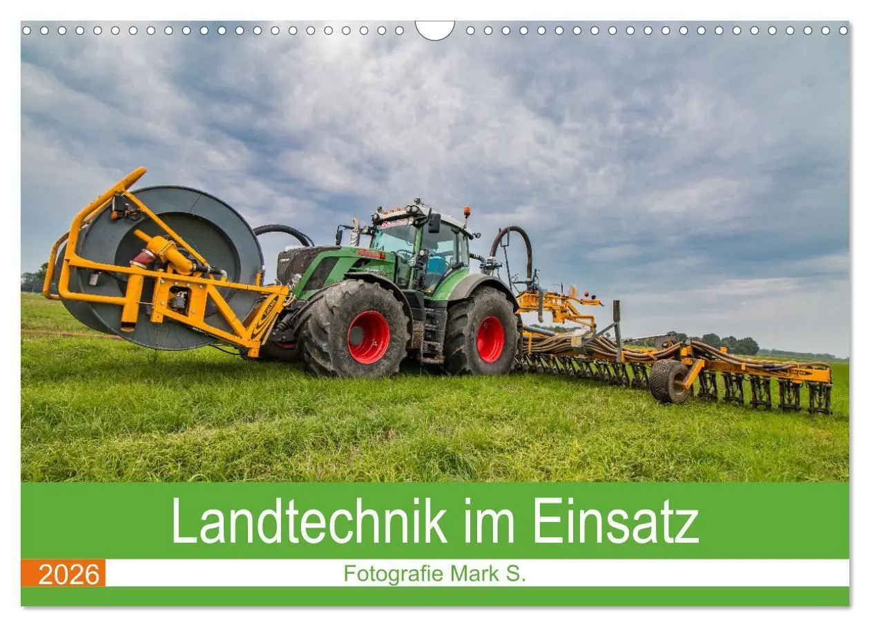 Cover: 9783457607244 | Landtechnik im Einsatz (Wandkalender 2026 DIN A3 quer), CALVENDO...