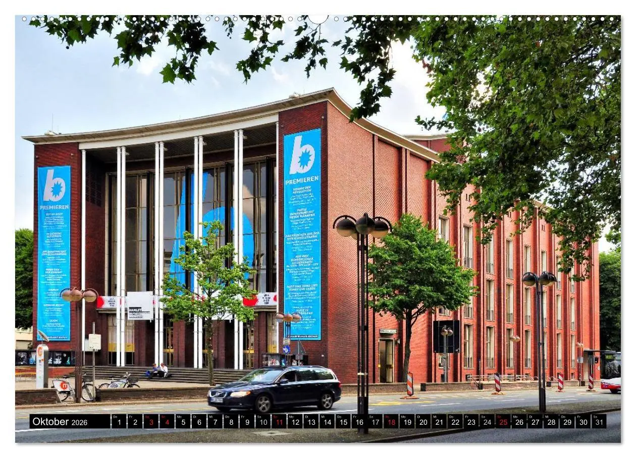 Bild: 9783516177244 | Bochum (Wandkalender 2026 DIN A2 quer), CALVENDO Monatskalender | 2026