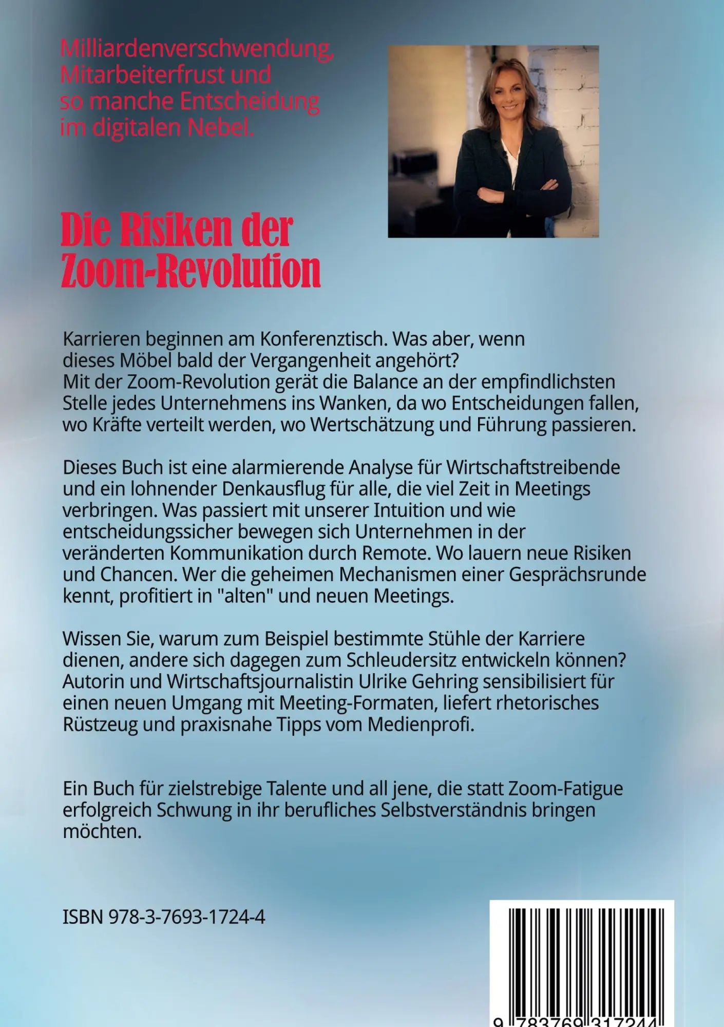 Rückseite: 9783769317244 | Die Risiken der Zoom-Revolution | Ulrike Gehring | Buch | 296 S.