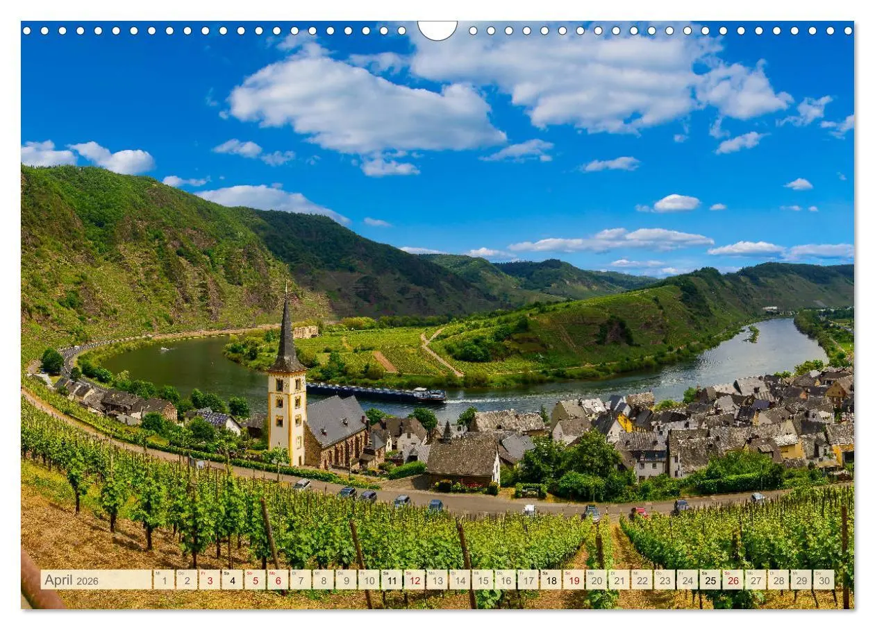 Bild: 9783457837344 | Die Mosel von Metz bis Koblenz (Wandkalender 2026 DIN A3 quer),...