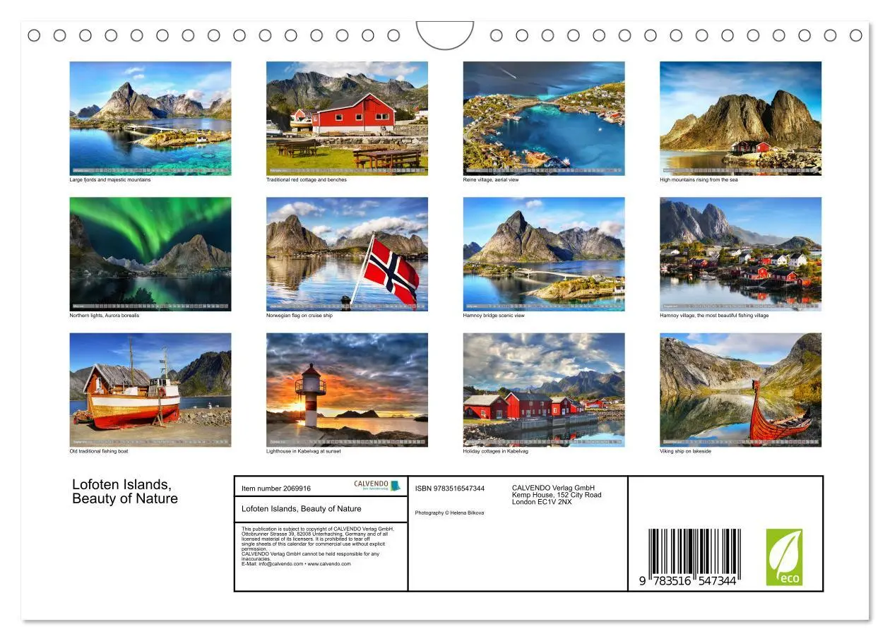Bild: 9783516547344 | Lofoten Islands, Beauty of Nature (Wall Calendar 2026 DIN A4...