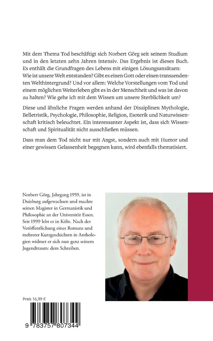 Rückseite: 9783757807344 | Der Sensenmann - Wohin gehen wir, wenn er kommt? | Norbert Görg | Buch