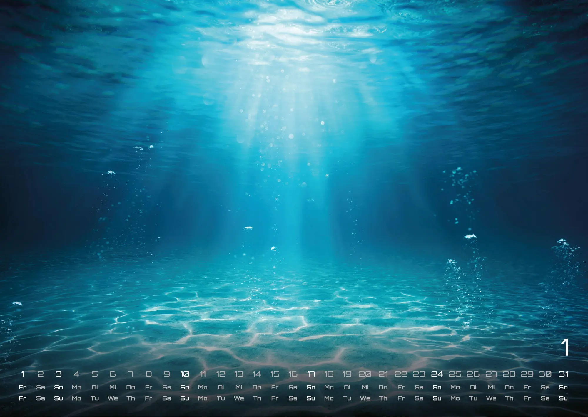 Bild: 9783986737344 | Meer - Im Rhythmus der Gezeiten! - 2027 - Kalender DIN A3 | de | 15 S.
