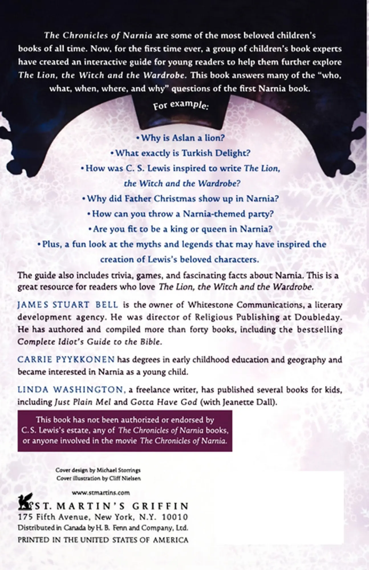 Rückseite: 9780312347444 | Inside "The Lion, the Witch and the Wardrobe" | Bell (u. a.) | Buch