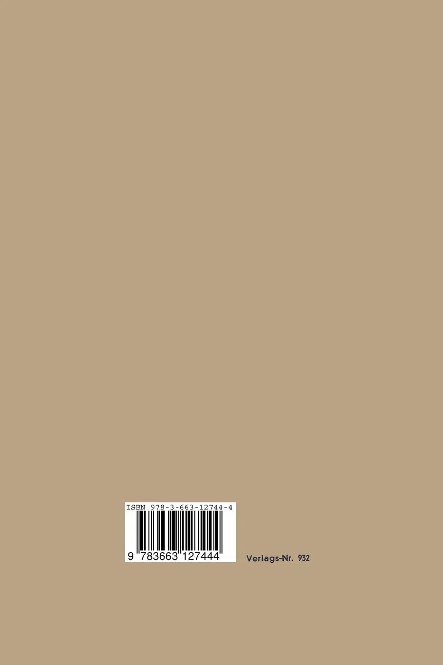 Rückseite: 9783663127444 | Betriebswirtschaftslehre des Handwerks | Karl Rössle | Taschenbuch