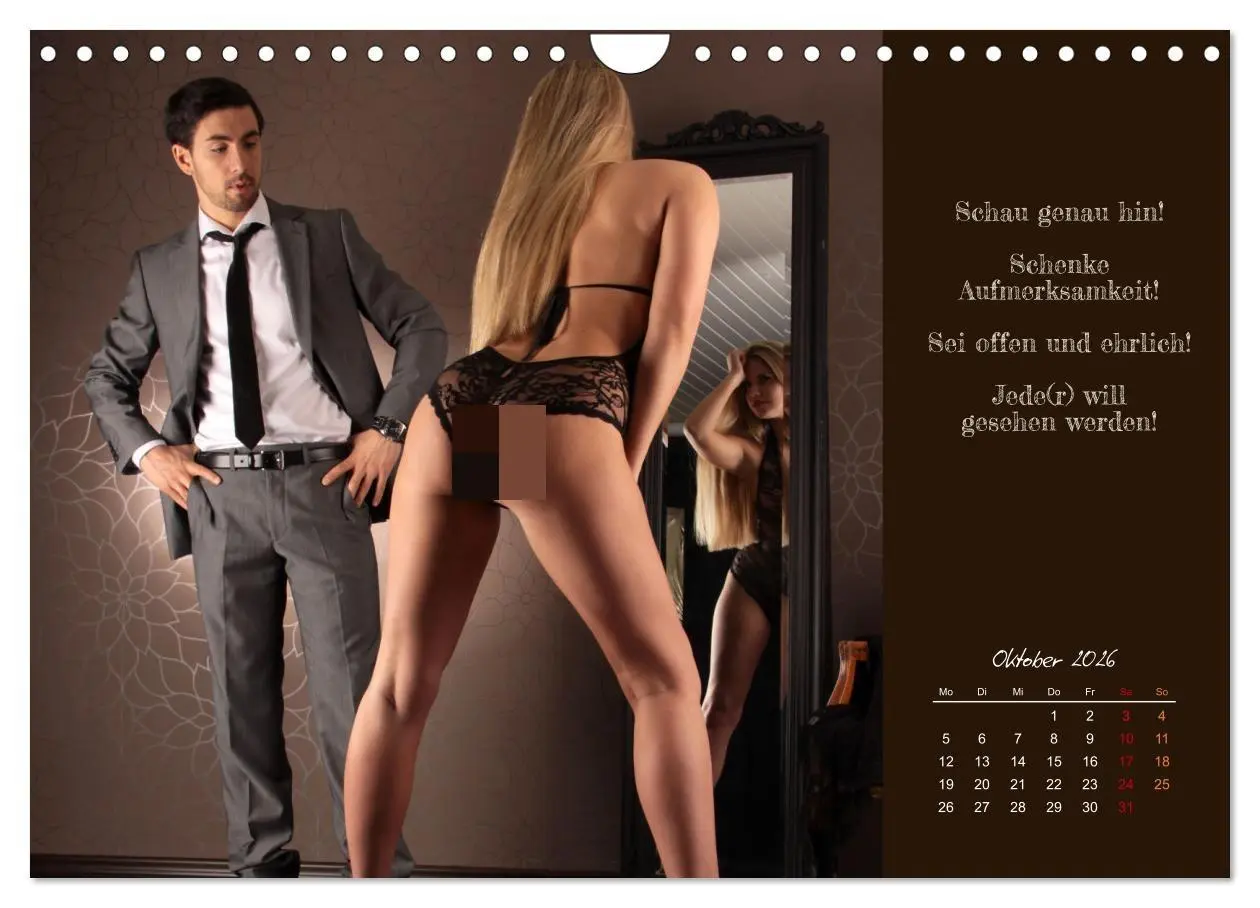 Bild: 9783457367544 | Gelebte Erotik für Paare (Wandkalender 2026 DIN A4 quer), CALVENDO...