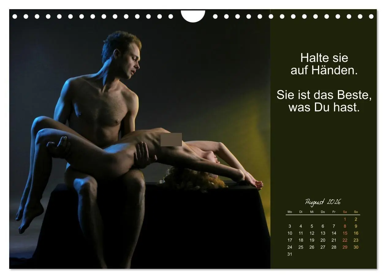 Bild: 9783457367544 | Gelebte Erotik für Paare (Wandkalender 2026 DIN A4 quer), CALVENDO...