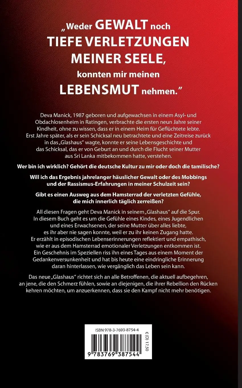 Rückseite: 9783769387544 | Warum ich im Glashaus mit Steinen warf | Deva Manick | Taschenbuch