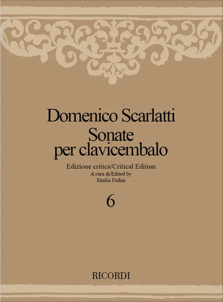 Cover: 9790041827544 | Sonate Per Clavicembalo - Volume 6 | Ed. Critica E. Fadini, softcover