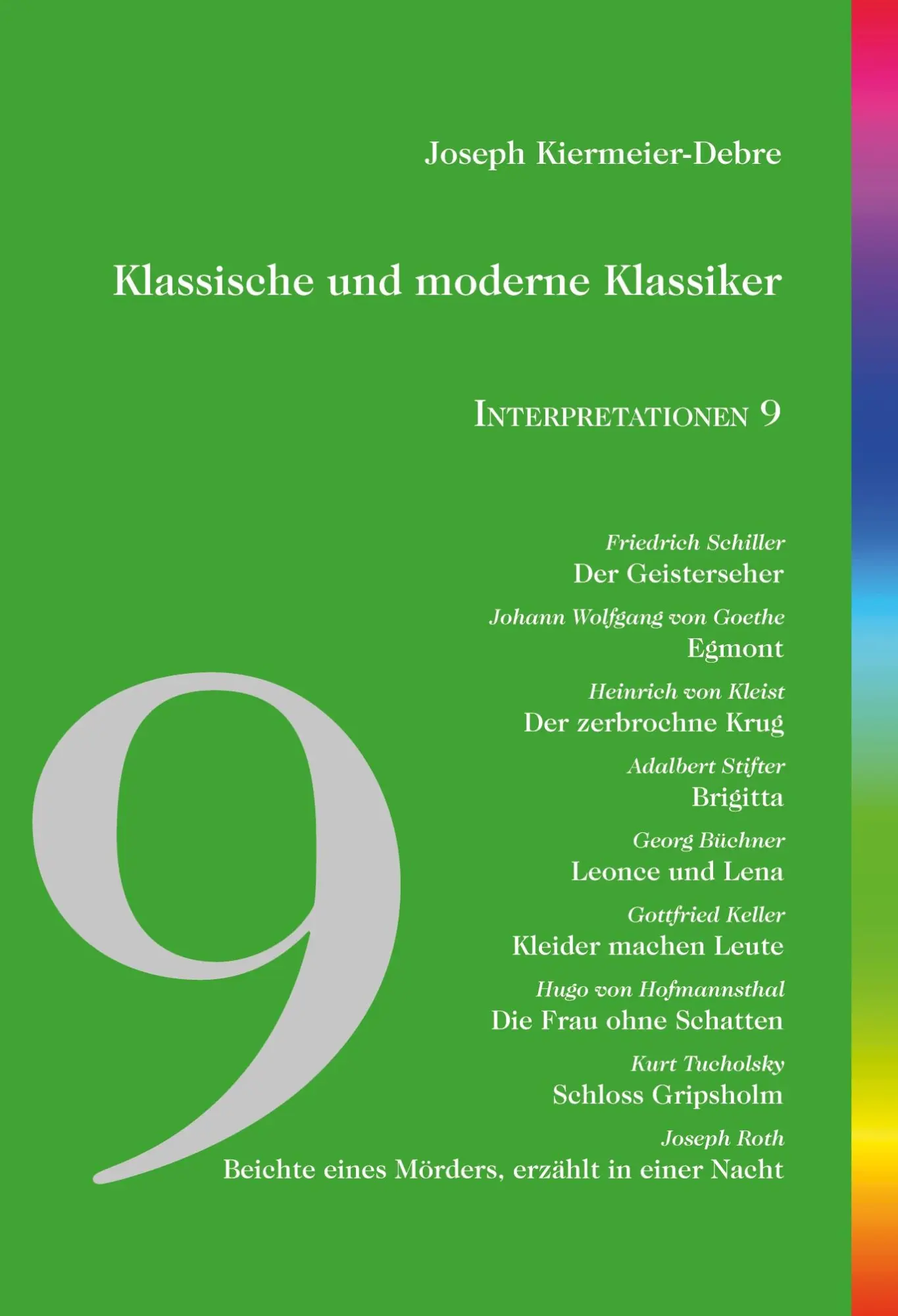 Cover: 9783038587644 | Klassische und moderne Klassiker | Joseph Kiermeier-Debre | Buch