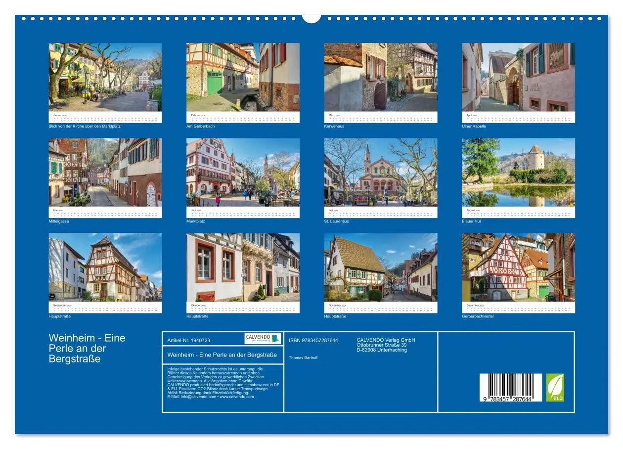 Bild: 9783457287644 | Weinheim - Eine Perle an der Bergstraße (hochwertiger Premium...