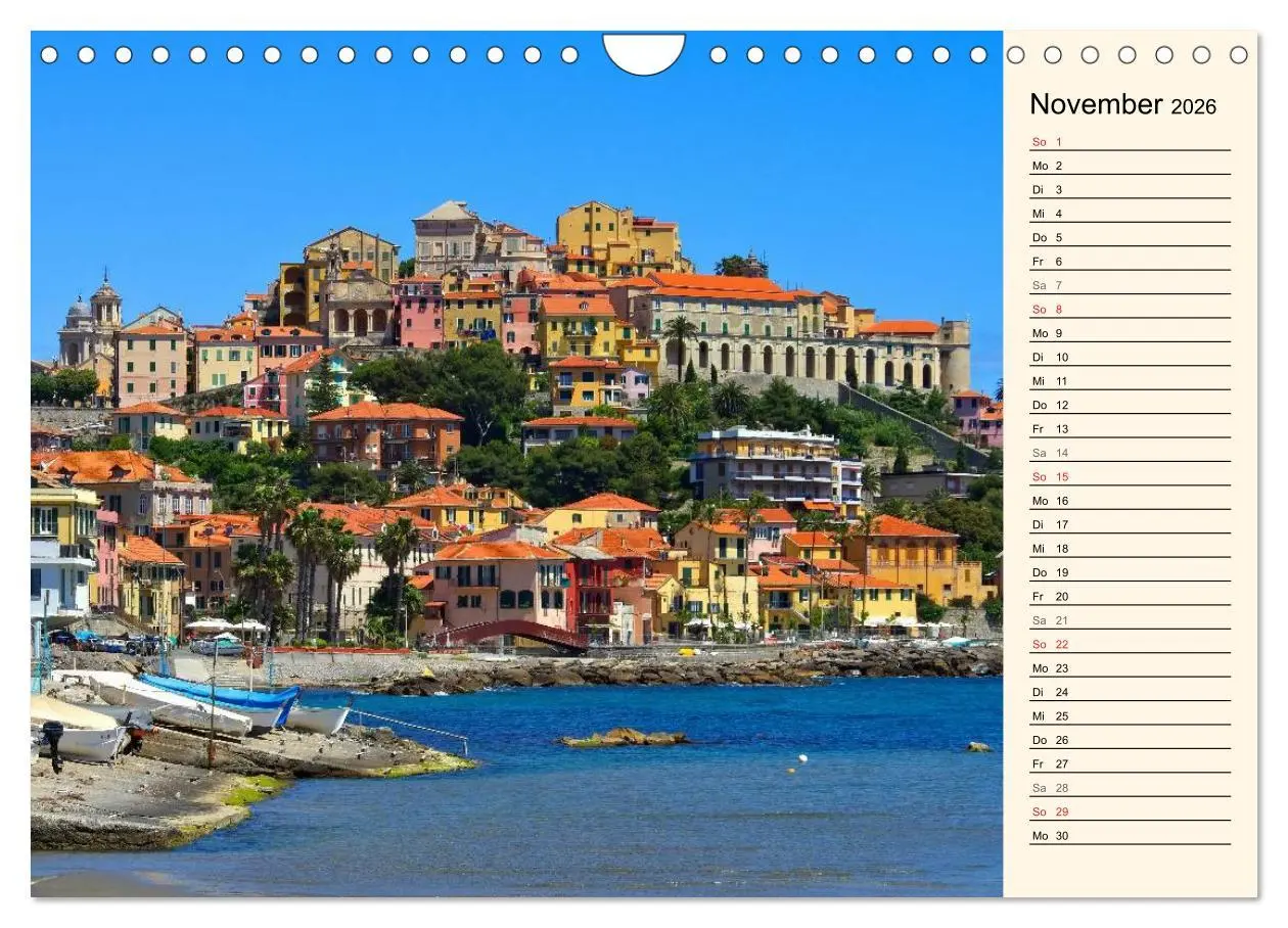 Bild: 9783457977644 | Urlaub an der Italienischen Riviera (Wandkalender 2026 DIN A4...