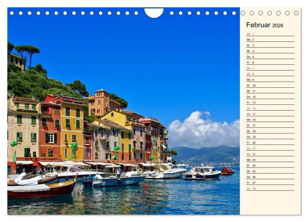 Bild: 9783457977644 | Urlaub an der Italienischen Riviera (Wandkalender 2026 DIN A4...